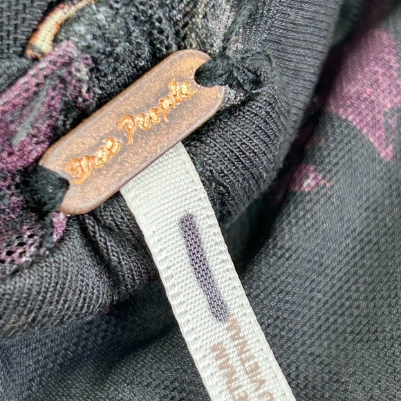 NEW Free People Night Blooms Mesh Pants Sheer Rosette - Picture 9 of 9